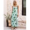 imageANRABESS Women Summer Casual Sleeveless Square Neck Beach Maxi Dress 2026 Trendy Loose Fit Split Tank Shirt Vacation SundressGreen White Floral