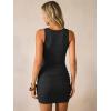 imageANRABESS Women Summer Tank Dress Ribbed Knit Fitted Bodycon Sleeveless Basic Cocktail Party Vacation Mini Dresses 2026Black