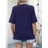 imageANRABESS Women TShirts 2026 Fashion Half Sleeve Loose Fit Top Trendy Cute Flowy Tee Shirts Summer Casual OutfitsNavy Blue