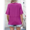 imageANRABESS Women TShirts 2026 Fashion Half Sleeve Loose Fit Top Trendy Cute Flowy Tee Shirts Summer Casual OutfitsPurple