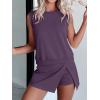 imageANRABESS Women Two Piece Skirt Sets Summer Outfits Athletic Workout Tennis Lined Skort Short Set Travel Vacation ClothesPurple