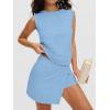 imageANRABESS Women Two Piece Skirt Sets Summer Outfits Athletic Workout Tennis Lined Skort Short Set Travel Vacation ClothesSky Blue