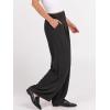 imageANRABESS Women Wide Leg Dress Pants 2026 Summer High Waisted Business Casual Work Trousers Dressy Office Palazzo Pants SlacksBlack