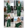imageANRABESS Women Wide Leg Dress Pants 2026 Summer High Waisted Business Casual Work Trousers Dressy Office Palazzo Pants SlacksGreen Forest