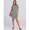 imageANRABESS Womens Casual Summer Ribbed Knit Tunic Tshirt Mini Dresses 2026 Trendy Crewneck Short Sleeve Beach Loose Shift DressGray Green