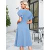 imageANRABESS Womens Cocktail Dress Semi Formal Wedding Guest Wrap Midi Dresses Summer Western High Low Ruffled Valentines DressLight Blue