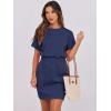imageANRABESS Womens Dresses 2026 Summer Casual Short Sleeve Crew Neck Elastic Waist Mini T Shirt Dress with PocketsNavy Blue