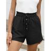 imageANRABESS Womens Shorts Casual Summer High Waisted Elastic Drawstring Comfy Lounge Wide Leg Short Pants Beach Vacation ClothesBlack
