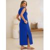 imageANRABESS Womens Summer Casual Maxi Dresses Sleeveless V Neck Split WrinkleFree Long Sundress Beach Vacation Travel ClothesRoyal Blue