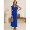 imageANRABESS Womens Summer Casual Maxi Dresses Sleeveless V Neck Split WrinkleFree Long Sundress Beach Vacation Travel ClothesRoyal Blue