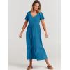 imageANRABESS Womens Summer Casual Short Sleeve T Shirts Maxi Dress Flowy V Neck Tiered Beach Vacation Sundress 2026 OutfitsSky Blue
