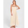 imageANRABESS Womens Summer Maxi Dress Casual Spaghetti Straps Sundress Flowy Long Dresses with Pocket 2026 Beach Vacation OutfitsBeige