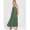 imageANRABESS Womens Summer Maxi Dress Casual Spaghetti Straps Sundress Flowy Long Dresses with Pocket 2026 Beach Vacation OutfitsOlive