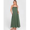 imageANRABESS Womens Summer Maxi Dress Casual Spaghetti Straps Sundress Flowy Long Dresses with Pocket 2026 Beach Vacation OutfitsOlive