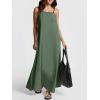 imageANRABESS Womens Summer Maxi Dress Casual Spaghetti Straps Sundress Flowy Long Dresses with Pocket 2026 Beach Vacation OutfitsOlive