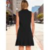imageANRABESS Womens Summer Mini Dresses Polo Sleeveless Shift Short Dress Tennis Golf Athletic Casual Travel Vacation ClothesBlack
