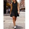 imageANRABESS Womens Summer Mini Dresses Polo Sleeveless Shift Short Dress Tennis Golf Athletic Casual Travel Vacation ClothesBlack