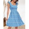 imageANRABESS Womens Summer Short Dress 2026 Square Neck Sleeveless A Line Ruffled Wedding Casual Cute Teen Beach Mini SundressBlue Floral 01
