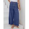 imageANRABESS Womens Wide Leg Barrel Jeans 2026 Fashion Spring Baggy High Waisted Trendy Cropped Flowy Denim Pants with PocketsDark Blue