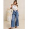 imageANRABESS Womens Wide Leg Jeans High Waisted Trendy Drawstring Denim Pants Casual Relaxed Fit Trouser with PocketsBlue