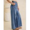 imageANRABESS Womens Wide Leg Jeans High Waisted Trendy Drawstring Denim Pants Casual Relaxed Fit Trouser with PocketsBlue
