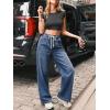 imageANRABESS Womens Wide Leg Jeans High Waisted Trendy Drawstring Denim Pants Casual Relaxed Fit Trouser with PocketsNavy Blue