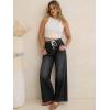 imageANRABESS Womens Wide Leg Jeans High Waisted Trendy Drawstring Denim Pants Casual Relaxed Fit Trouser with PocketsWished Black
