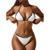 imageANRABESS Sexy Bikini Sets for Women Ruffle Trim Two Piece Swimsuit 2026 Summer Bathing Suit Halter String Triangle SwimwearWhite