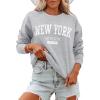 imageANRABESS Womens Oversized Sweatshirts Crewneck Long Sleeve Pullover Hoodies Graphic Cute Teen Girls Clothes 2026 Fall OutfitsLight Grey  New York