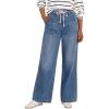 imageANRABESS Womens Wide Leg Jeans High Waisted Trendy Drawstring Denim Pants Casual Relaxed Fit Trouser with PocketsBlue
