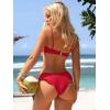 imageANRABESS Bikini Sets for Women Two Piece Cheeky Swimsuit String Sexy Ruffle High Cut Triangle Bathing Suit Cute Swimwear 2026Red