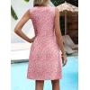 imageANRABESS Dresses for Women Beach Vacation Clothes V Neck Sleeveless Loose Flowy ALine Dress Summer Casual Short Sundress Pink Floral L