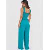 imageANRABESS Jumpsuits for Women Dressy Casual Smocked Sleeveless Wide Leg Longe Rompers One Piece 2026 Summer Vacation OutfitsLake Green