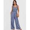 imageANRABESS Jumpsuits for Women Dressy Casual Smocked Sleeveless Wide Leg Longe Rompers One Piece 2026 Summer Vacation OutfitsNavy Floral