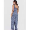 imageANRABESS Jumpsuits for Women Dressy Casual Smocked Sleeveless Wide Leg Longe Rompers One Piece 2026 Summer Vacation OutfitsNavy Floral