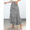 imageANRABESS Maxi Skirts for Women 2026 Summer Boho Long Flowy Floral Elastic High Waist Skirt Casual Travel Skirt with PocketsLeopard Print