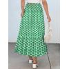 imageANRABESS Maxi Skirts for Women 2026 Summer Boho Long Flowy Floral Elastic High Waist Skirt Casual Travel Skirt with PocketsLight Green