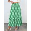 imageANRABESS Maxi Skirts for Women 2026 Summer Boho Long Flowy Floral Elastic High Waist Skirt Casual Travel Skirt with PocketsLight Green