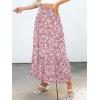 imageANRABESS Maxi Skirts for Women 2026 Summer Boho Long Flowy Floral Elastic High Waist Skirt Casual Travel Skirt with PocketsPink Floral