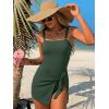 imageANRABESS Swimsuits for Women One Piece Swim Dress Tummy Control Bathing Suit Full Coverage Wrap Skirt Tie Knot 2026 SwimwearArmy Green