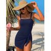 imageANRABESS Swimsuits for Women One Piece Swim Dress Tummy Control Bathing Suit Full Coverage Wrap Skirt Tie Knot 2026 SwimwearNavy Blue