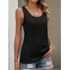 imageANRABESS Tank Top for Women 2026 Summer Casual Sleeveless Scoop Neck Pleated Dressy Shirts Cute Beach Vacation ClothesBlack