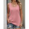 imageANRABESS Tank Top for Women 2026 Summer Casual Sleeveless Scoop Neck Pleated Dressy Shirts Cute Beach Vacation ClothesCoral