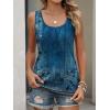 imageANRABESS Tank Top for Women 2026 Summer Casual Sleeveless Scoop Neck Pleated Dressy Shirts Cute Beach Vacation ClothesFloral Dark Blue