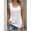 imageANRABESS Tank Top for Women 2026 Summer Casual Sleeveless Scoop Neck Pleated Dressy Shirts Cute Beach Vacation ClothesWhite