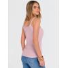 imageANRABESS Tank Top for Womens Summer 2026 Scoop Neck Sleeveless Ribbed Knit Workout Basic Tees Slim Fitted Cami ShirtsPink