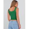imageANRABESS Tank Tops for Women Scoop Neck Crop Sleeveless Top Summer Going Out Basic Tee Cute Ribbed Slim Shirts Clothes 2026Green