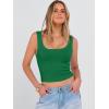 imageANRABESS Tank Tops for Women Scoop Neck Crop Sleeveless Top Summer Going Out Basic Tee Cute Ribbed Slim Shirts Clothes 2026Green
