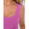 imageANRABESS Tank Tops for Women Scoop Neck Crop Sleeveless Top Summer Going Out Basic Tee Cute Ribbed Slim Shirts Clothes 2026Hot Pink