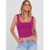 imageANRABESS Tank Tops for Women Scoop Neck Crop Sleeveless Top Summer Going Out Basic Tee Cute Ribbed Slim Shirts Clothes 2026Purple Red